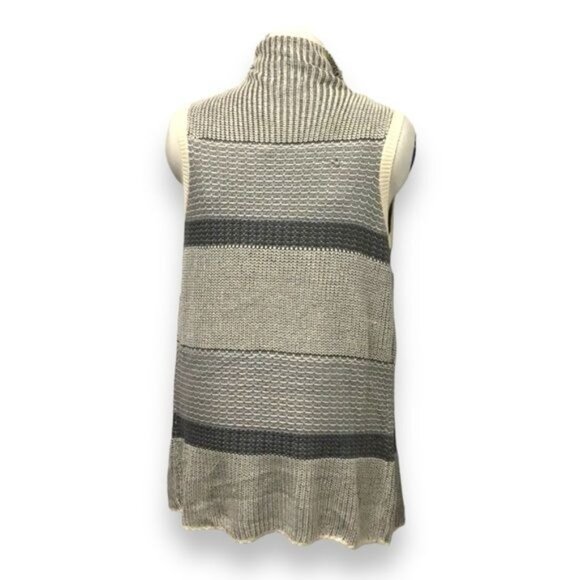 Cato Women’s Sleeveless Open Front Wrap Longline Cardigan, size S - Picture 2 of 6